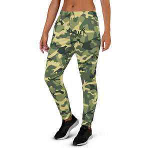 Green Camouflage Women's Joggers