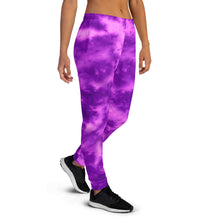 Load image into Gallery viewer, Purple &amp; Violet Tie Dye Women&#39;s Joggers