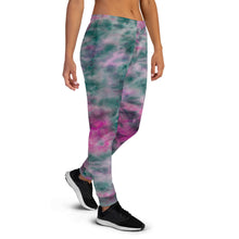 Load image into Gallery viewer, Lilac &amp; Peacock Tie Dye Women&#39;s Joggers
