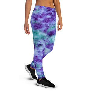Aqua & Iris Tie Dye Women's Joggers
