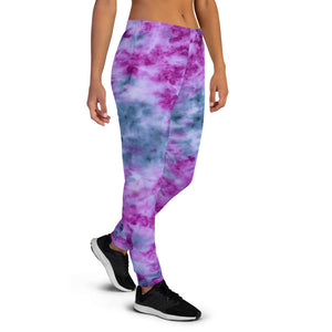 Indigo & Orchid Tie Dye Women's Joggers