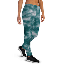Load image into Gallery viewer, Deep Ocean Tie Dye Women&#39;s Joggers