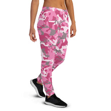 Load image into Gallery viewer, Pink Camouflage Women&#39;s Joggers