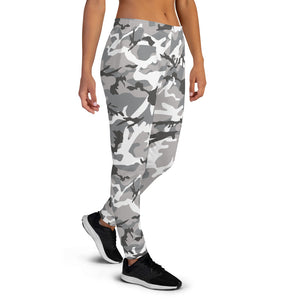 Grey Camouflage Women's Joggers