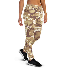 Load image into Gallery viewer, Brown Camouflage Women&#39;s Joggers