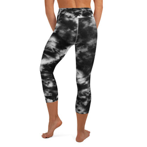 Onyx & Frost Tie Dye Yoga Capri Leggings