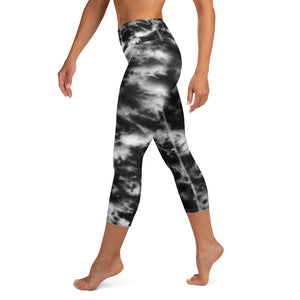Onyx & Frost Tie Dye Yoga Capri Leggings