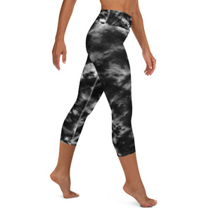 Onyx & Frost Tie Dye Yoga Capri Leggings