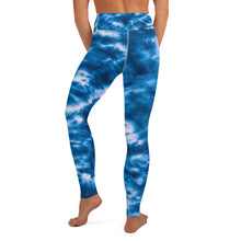 Load image into Gallery viewer, Royal Blue Tie Dye Yoga Leggings