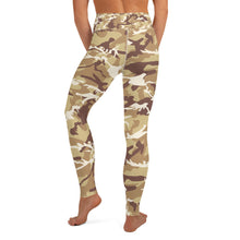 Load image into Gallery viewer, Brown Camouflage Yoga Leggings