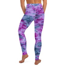 Load image into Gallery viewer, Indigo &amp; Orchid Tie Dye Yoga Leggings