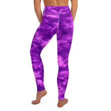 Load image into Gallery viewer, Purple Violet Tie Dye Yoga Leggings