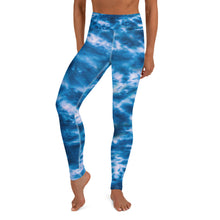 Load image into Gallery viewer, Royal Blue Tie Dye Yoga Leggings