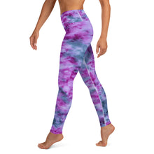 Load image into Gallery viewer, Indigo &amp; Orchid Tie Dye Yoga Leggings
