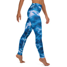 Load image into Gallery viewer, Royal Blue Tie Dye Yoga Leggings