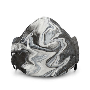 Grey Marble Face Mask