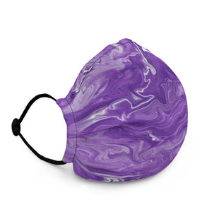 Purple Marble Face Mask