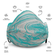 Load image into Gallery viewer, Tiffany &amp; Silver Print Face Mask