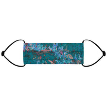 Load image into Gallery viewer, Turquoise Floral Face Mask