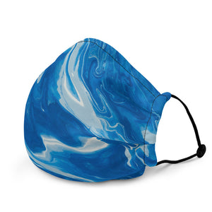 Blue Marble Face Mask