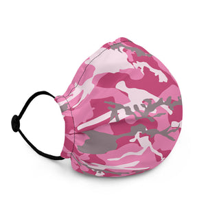 Pink Camouflage Face Mask