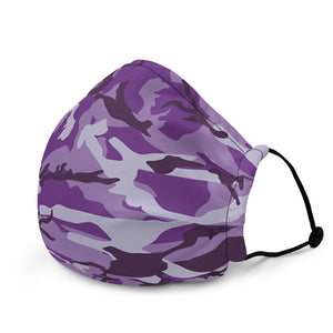 Purple Camouflage Face Mask