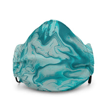 Load image into Gallery viewer, Turquoise Print Face Mask