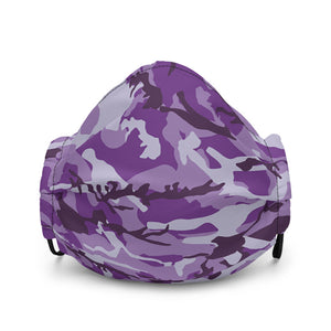 Purple Camouflage Face Mask