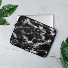 Load image into Gallery viewer, Onyx &amp; Frost Tie Dye Laptop Sleeve