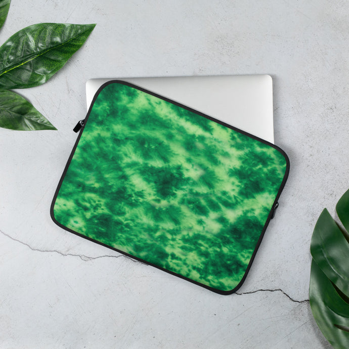 Emerald Tie Dye Laptop Sleeve