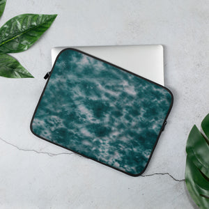 Deep Ocean Tie Dye Laptop Sleeve