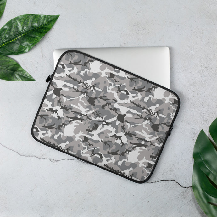 Grey Camouflage Laptop Sleeve