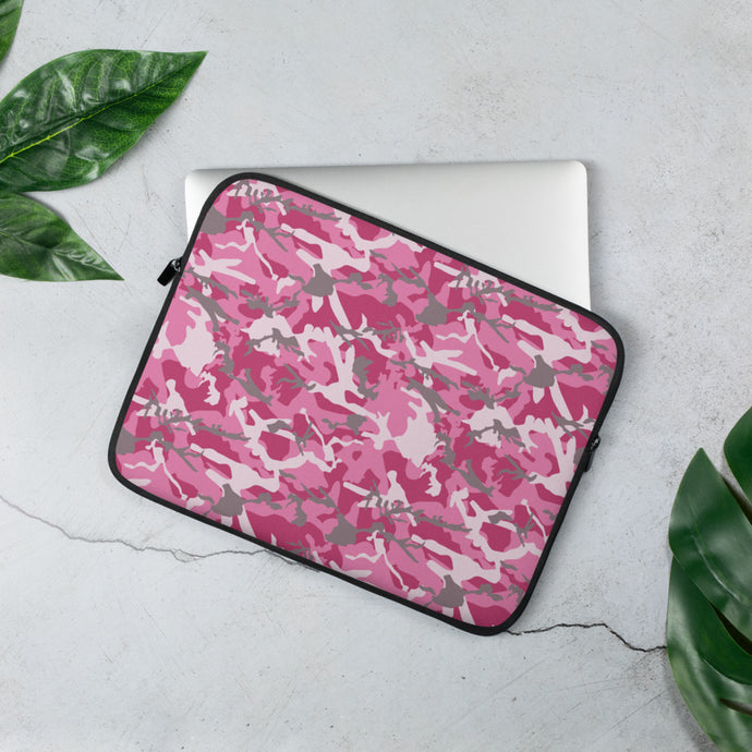 Pink Camouflage Laptop Sleeve