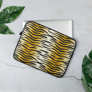 Tiger Print Laptop Sleeve