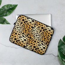 Load image into Gallery viewer, Cheetah Print Laptop Sleeve