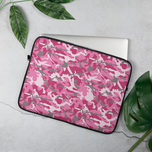 Pink Camouflage Laptop Sleeve