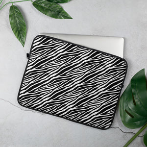 Zebra Print Laptop Sleeve