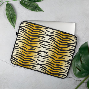 Tiger Print Laptop Sleeve