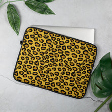 Load image into Gallery viewer, Jaguar Print Laptop Sleeve