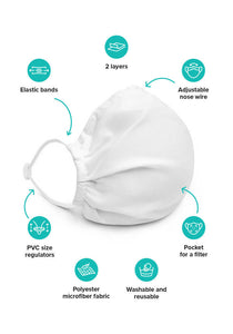 Blue Marble Face Mask