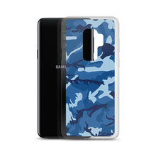 Load image into Gallery viewer, Blue Camouflage Samsung Case