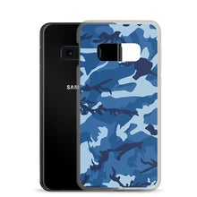 Load image into Gallery viewer, Blue Camouflage Samsung Case