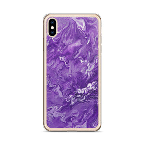 Purple Marble iPhone Case