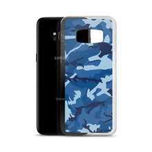 Load image into Gallery viewer, Blue Camouflage Samsung Case
