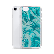 Load image into Gallery viewer, Turquoise Marble iPhone Case