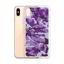 Load image into Gallery viewer, Purple Camouflage iPhone Case