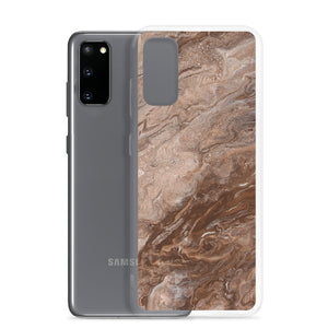 Brown Marble Samsung Case