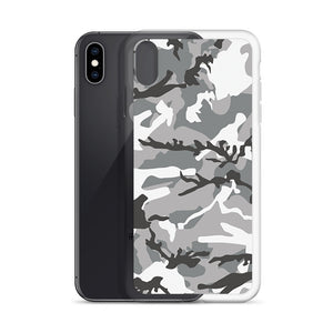 Grey Camouflage iPhone Case