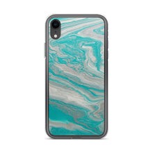 Load image into Gallery viewer, Tiffany &amp; Silver Marble iPhone Case