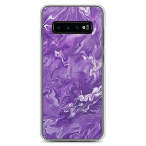 Purple Marble Samsung Case
